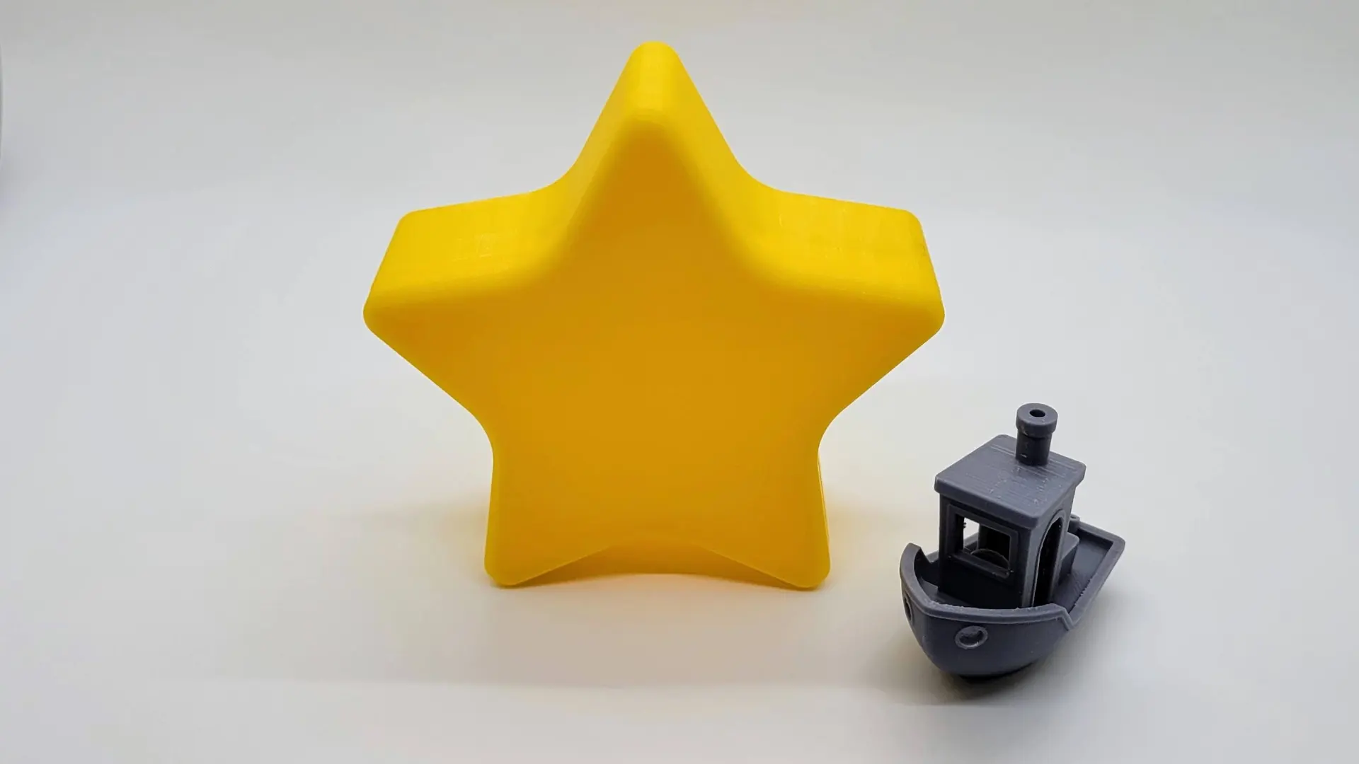 A render of a 3d printed customizable star shaped storage box