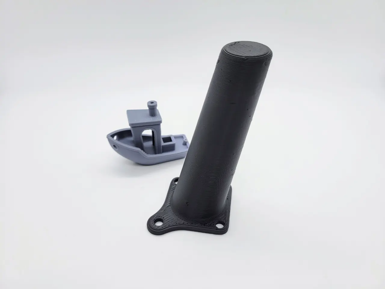 A render of a 3d printed customizable post