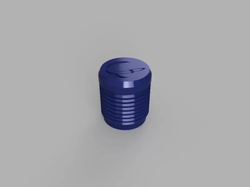 A render of a parametric chopstic case for 3D printing