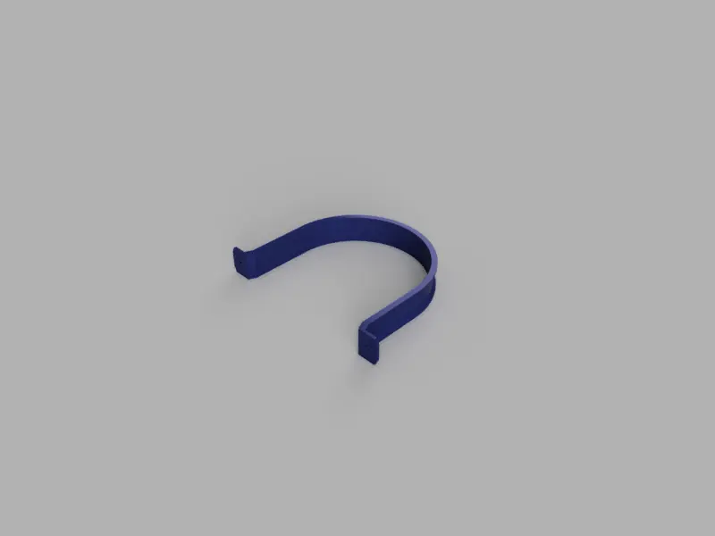 A render of a parametric chopstic case for 3D printing