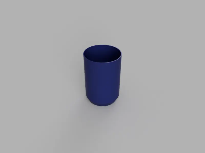 A render of a customizable 3d printed duct adapter