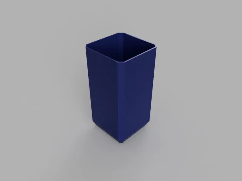 A render of a customizable 3d printed duct adapter