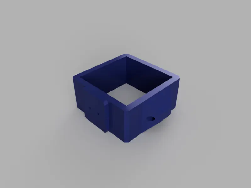 A render of a customizable 3d printed duct adapter