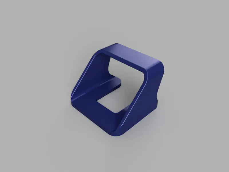 A render of a parametric chopstic case for 3D printing