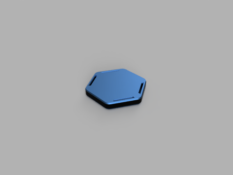 A render of a 3d printed square shaped desktop planter